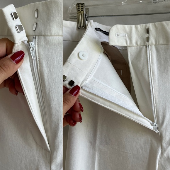Talbots Hampshire Ankle straight leg sits at waist white trousers, Size 18W, NWT - Picture 7 of 11